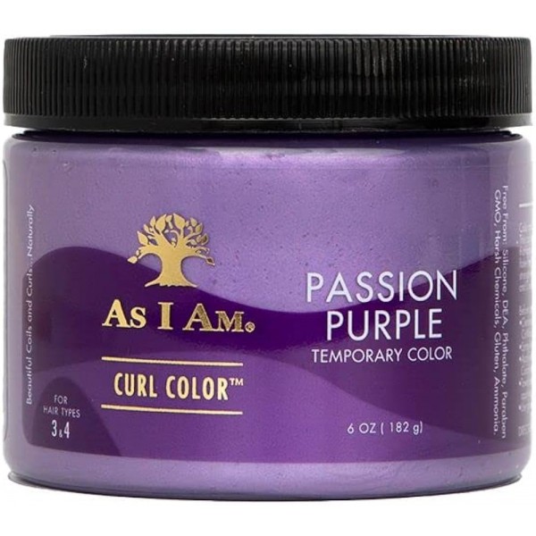 Gel colorant cu efect temporar, Mov (Passion Purple), As I Am, 182g Gel colorant cu efect temporar, Mov (Passion Purple), As I Am, 182g